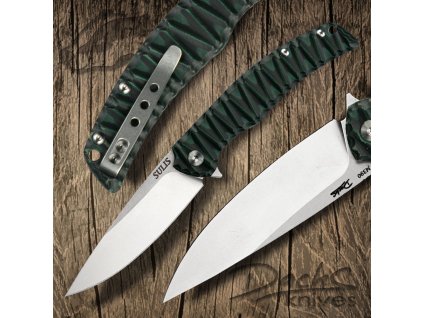 Zavírací nůž Radim Dachs SULIS Green M390 Powder Steel  + Doprava zdarma na další nákup