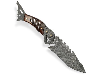 13692 2 lovecky damaskovy nuz dellinger fiske vg 10 110 layers