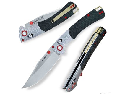 Zavírací nůž Dellinger Indian carbon edition S90V stonewashed  + Doprava zdarma na další nákup