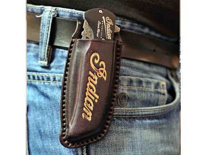 19982 kozene pouzdro pro noze indian imrg one dark horse ftr carbon