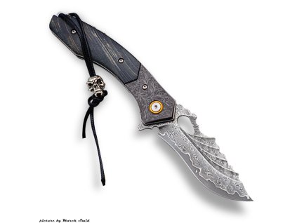3837 1 lovecky zaviraci damaskovy nuz dellinger nautilus vg 10