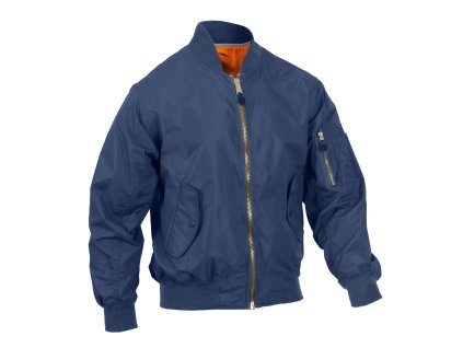 Bunda bomber MA1 FLIGHT odlehčená MODRÁ (velikost XL)