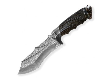 4173 5 damskovy lovecky nuz dellinger okse vg 10 mahagony