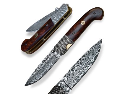 4473 14 lovecky zaviraci damaskovy nuz dellinger sisso sentinell vg 10