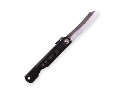 Japonský nůž HIGONOKAMI "L" full steak - black