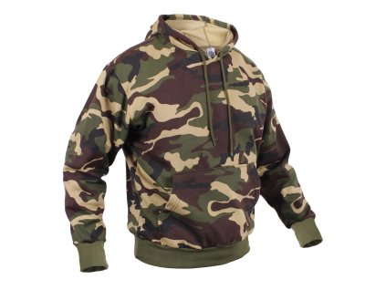 Mikina s kapucí WOODLAND (velikost XL)