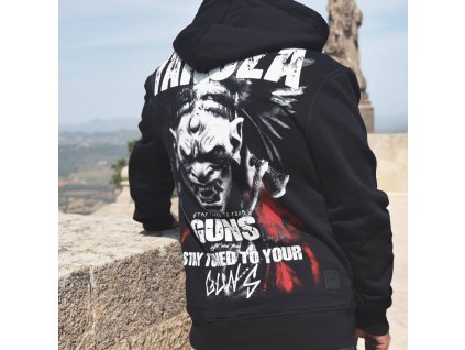 Yakuza Pánská mikina s kapucí Axe 24005 black (Velikost M)