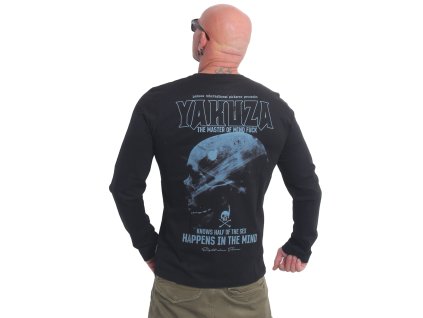 Pánské triko Yakuza s dlouhým rukávem Mind 22061 black (Velikost M)