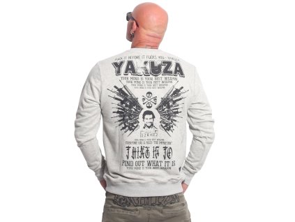 Pánská mikina Yakuza Best Weapon 23020 melange (Velikost M)