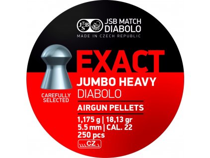 Diabolo JSB Exact Jumbo Heavy 5,52mm 250ks
