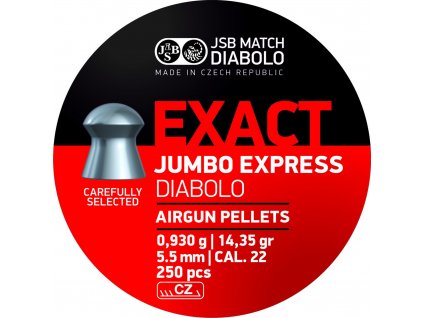 Diabolo JSB Exact Jumbo Express 5,52mm 250ks