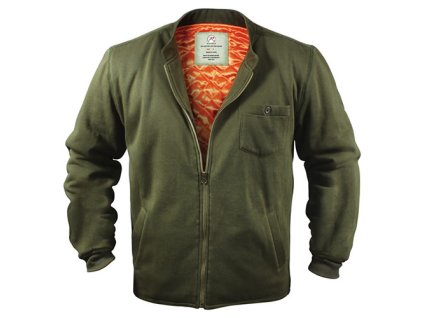 Bunda FLYERS INTERMEDIATE FLEECE ZELENÁ (velikost M)