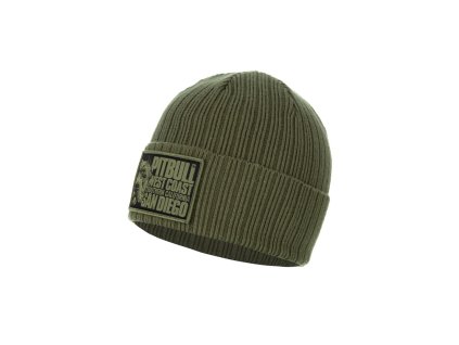 PitBull West Coast - zimní čepice SILVAS BLOOD DOG olivová (Velikost one size)
