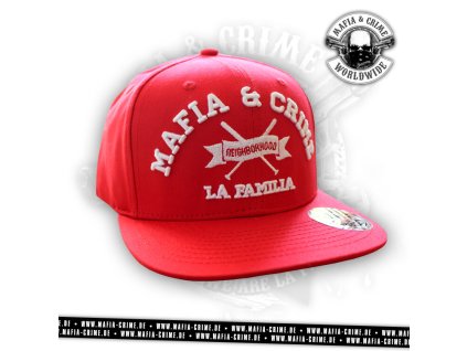 Kšiltovka Mafia & Crime basecap La Familia red
