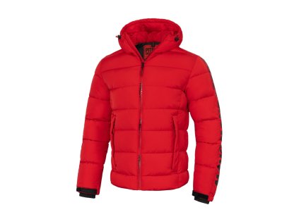 PitBull West Coast - pánská zimní bunda AIRWAY 4 červená (Velikost M)