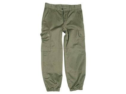 Kalhoty FRANCOUZSKÉ F2 polní ZELENÉ (velikost 112)