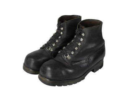 Boty švýcarské pohorky s gum. podr. kožené použité (velikost EU 41)