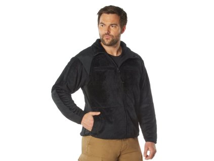 Bunda fleece GEN III/LEVEL 3 ECWCS ČERNÁ (velikost M)