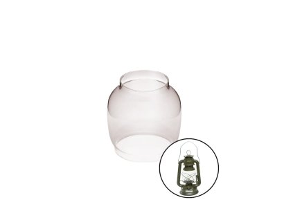 Cylindr sklěněný pro petrolejovou lampu 23 cm