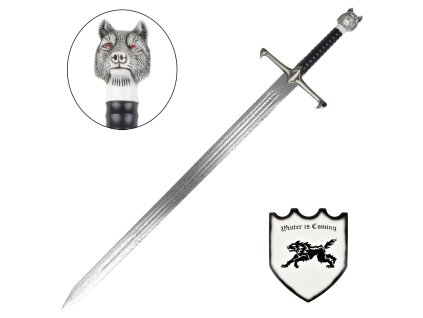 Meč Game of Thrones, Longclaw, Jon Snow, plaketa