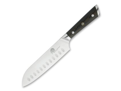 34345 2 nuz sefkuchare santoku 178 mm dellinger german black samurai