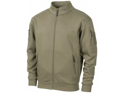 Mikina za zip TACTICAL ZELENÁ (velikost 3XL)