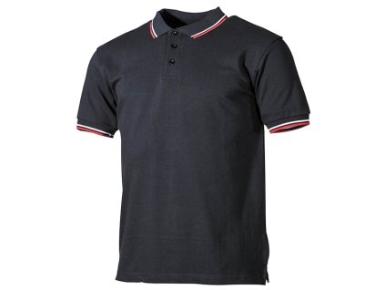 Polokošile s proužky ČERNÁ (velikost XXL)