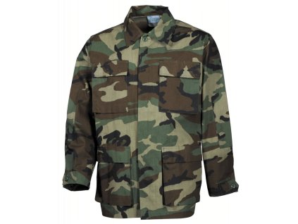 Blůza US střih BDU rip-stop WOODLAND (velikost XL)