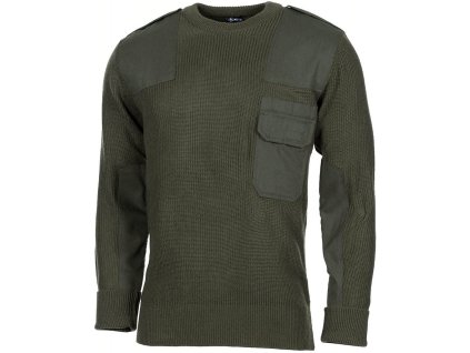 Svetr BW s náprsní kapsou AKRYL ZELENÝ (velikost 60)