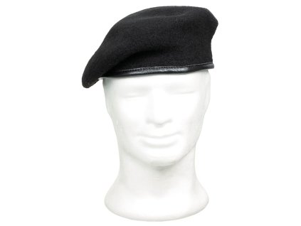 Baret BW vlněný ČERNÝ (velikost 59)