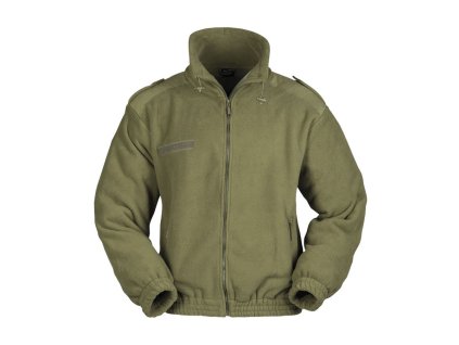 Bunda FLEECE francouzský typ ZELENÁ (velikost L)