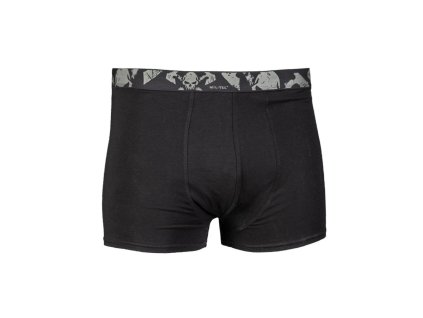 Trenýrky BOXER pánské SKULL ČERNÉ set 2ks (velikost S)