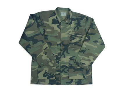 Blůza US typ BDU POLY WOODLAND (velikost L)