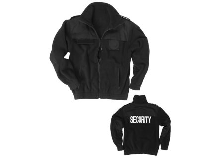 Bunda SECURITY fleece ČERNÁ (velikost S)