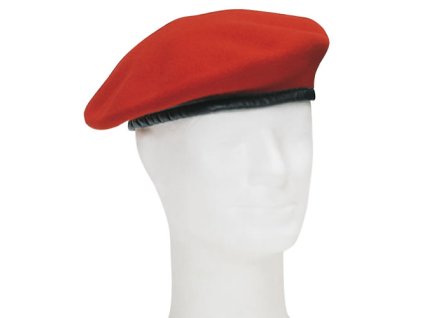 Baret BW KORÁLOVĚ ČERVENÝ (velikost 64)