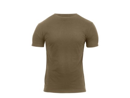 Triko ATHLETIC FIT US COYOTE BROWN