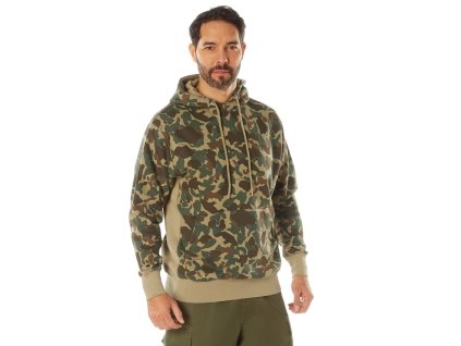 Mikina EVERY DAY HOODIE s kapucí FRED BEAR CAMO (velikost 3XL)