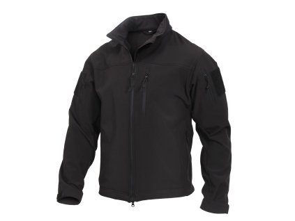 Bunda STEALTH OPS softshell ČERNÁ  + Doprava zdarma na další nákup