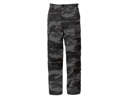 Kalhoty BDU BLACK CAMO (velikost XS)