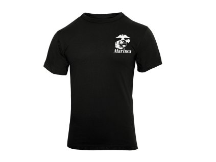 Triko MARINES PAIN IS WEAKNESS ČERNÉ (velikost XXL)