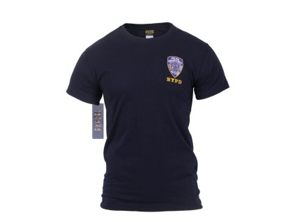 Triko s výšivkou NYPD MODRÉ (velikost M)