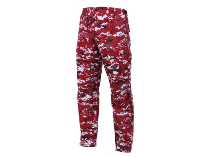 Kalhoty BDU DIGITAL ČERVENÁ (velikost S)