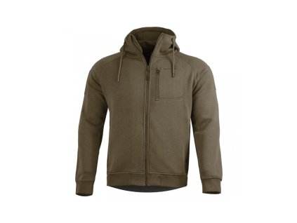 Mikina LEONIDAS 2.0 TERRA BROWN (velikost 3XL)