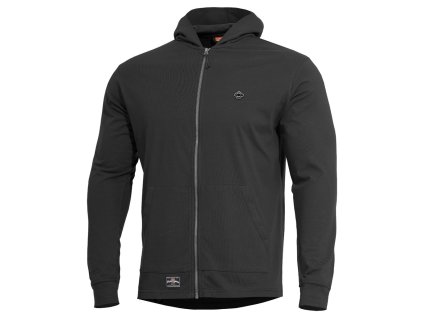 Mikina AGIS s kapucí ČERNÁ (velikost 3XL)