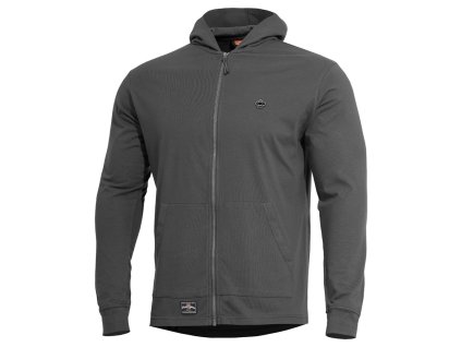 Mikina AGIS s kapucí ŠEDÁ (velikost 3XL)