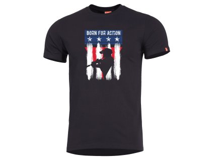 Triko BORN FOR ACTION RANGER ČERNÉ (velikost 3XL)