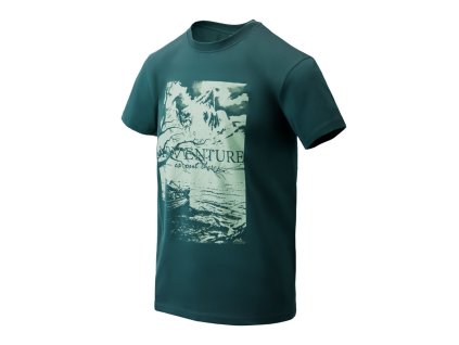 Triko ADVENTURE IS OUT THERE DARK AZURE (velikost 3XL)