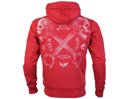 Pánská mikina Yakuza Premium s kapucí 3723 red (Velikost M)