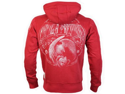 Pánská mikina Yakuza Premium se zipem a kapucí 3726 red (Velikost M)