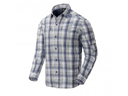 Košile TRIP dlouhý rukáv INDIGO PLAID + Doprava zdarma na další nákup